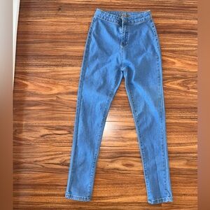 NWT Classic Blue Women's skinny disco style Jeans
